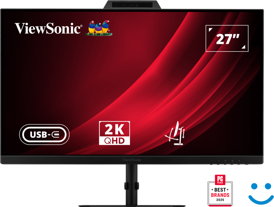 ViewSonic VG2741V-2K 27” QHD USB-C Video Conferencing Monitor with